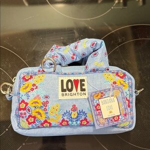 Brighton Blue and Yellow Floral Mini Bag